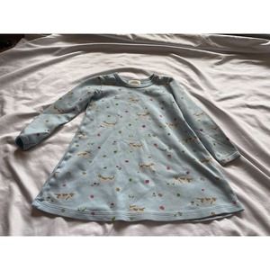 The Beaufort Bonnet Company Girl Long Sleeve Polly Play Dress Size 4T Hound Dog